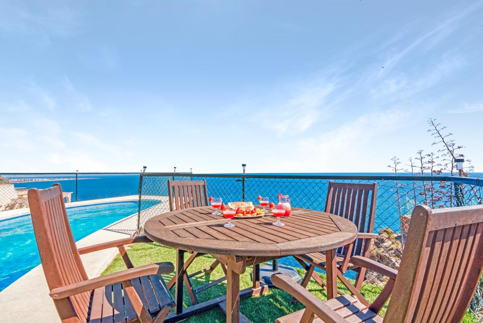 Villa Infinity Sea Views I Pool I Bbq I Jacuzzi Альмерия Экстерьер фото